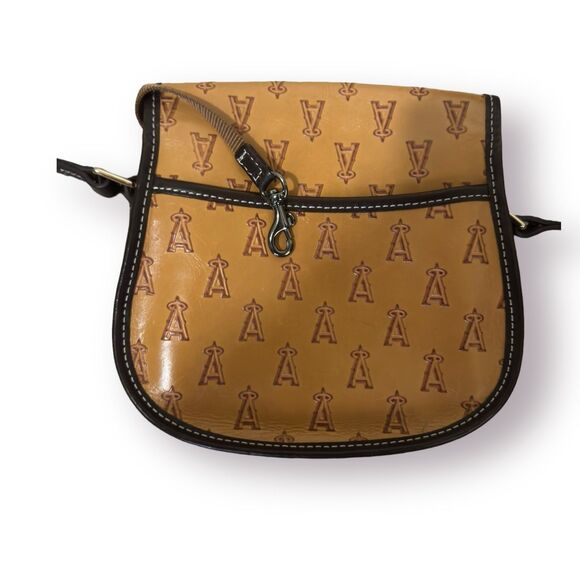 Dooney &‎ Bourke Crossbody Turnlock Bag MLB Anaheim Angels - Picture 4 of 7